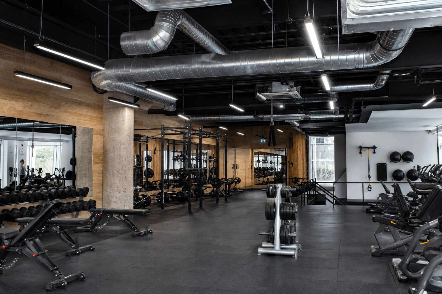 Fitness Studio Lüftung
