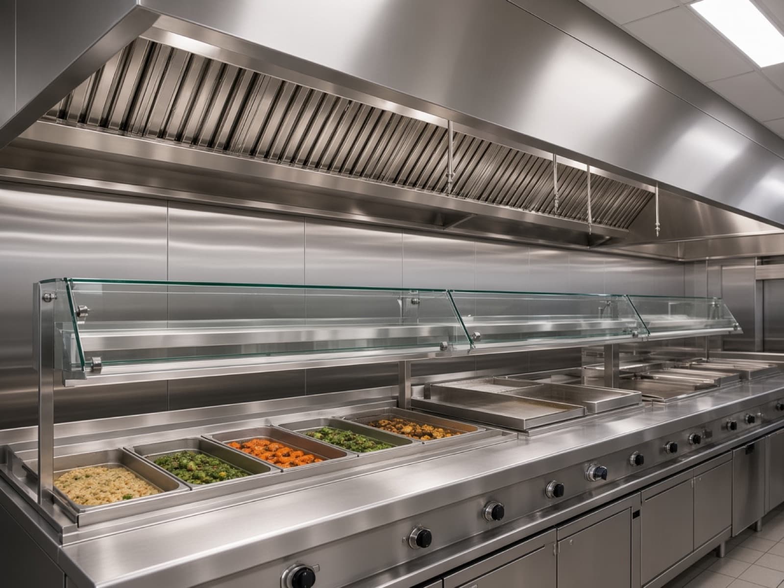 Kantine Küchenabluft