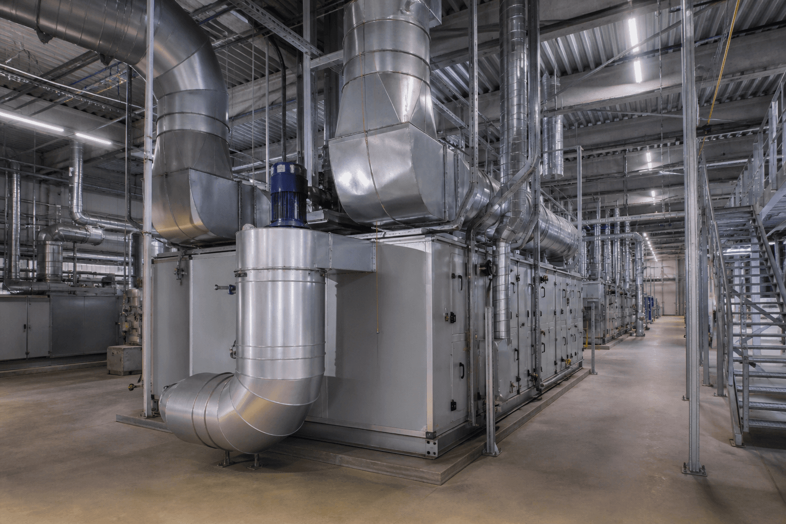 Industriehalle Abluft